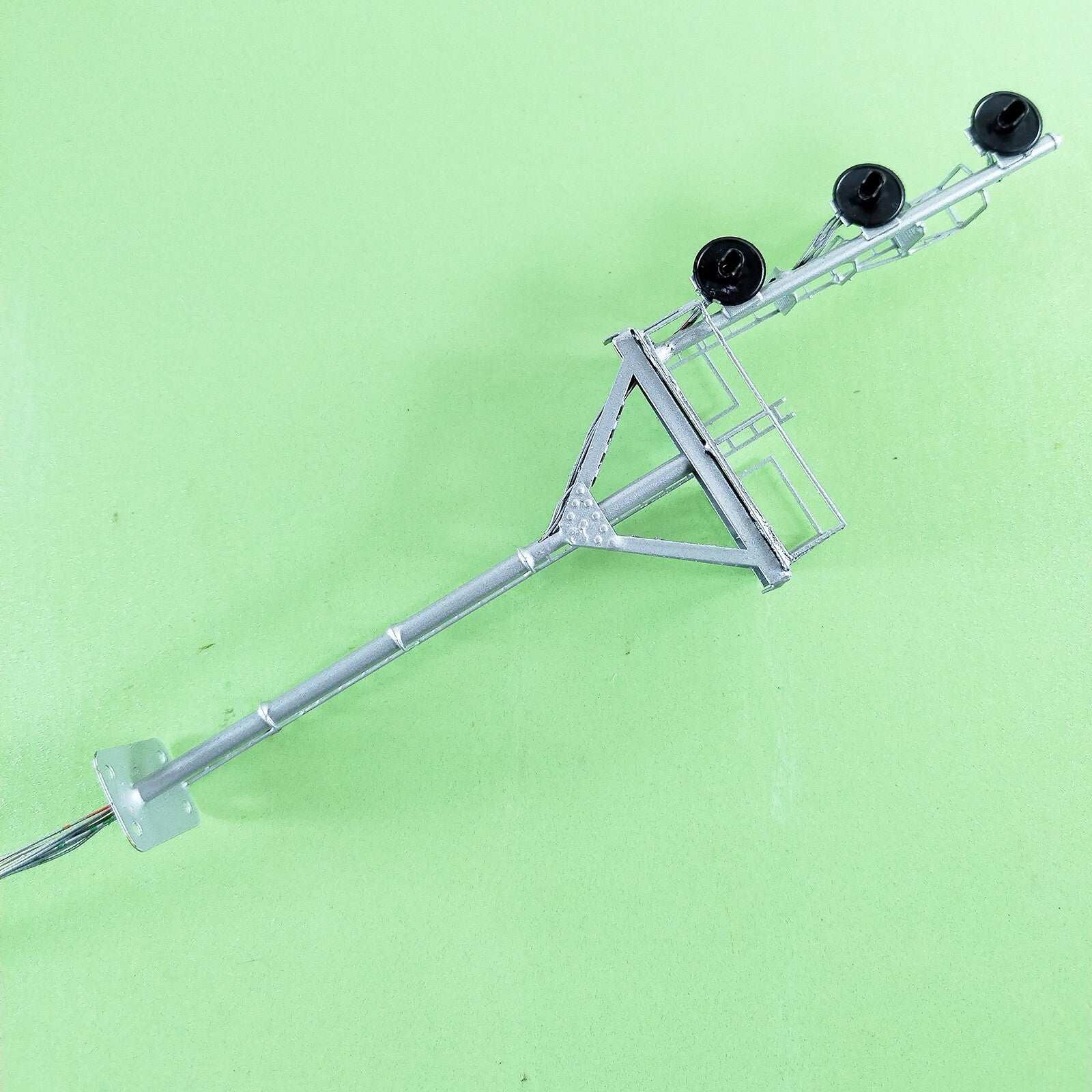 1 x HO scale model tower searchlight signal goalpost bracket 3 faceplate #C3L