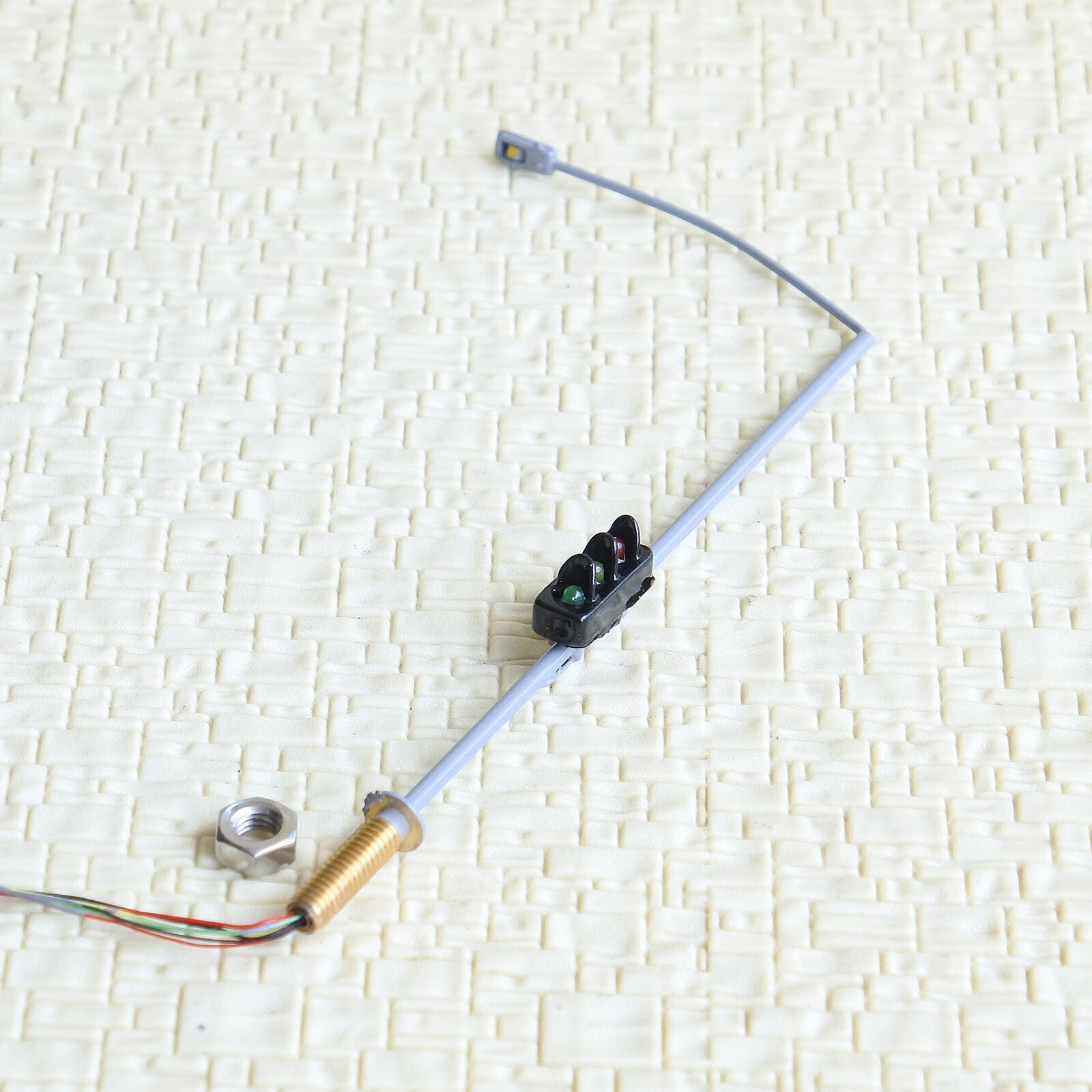 1 x traffic signal with street light HO OO scale model railroad led lamps #corGB