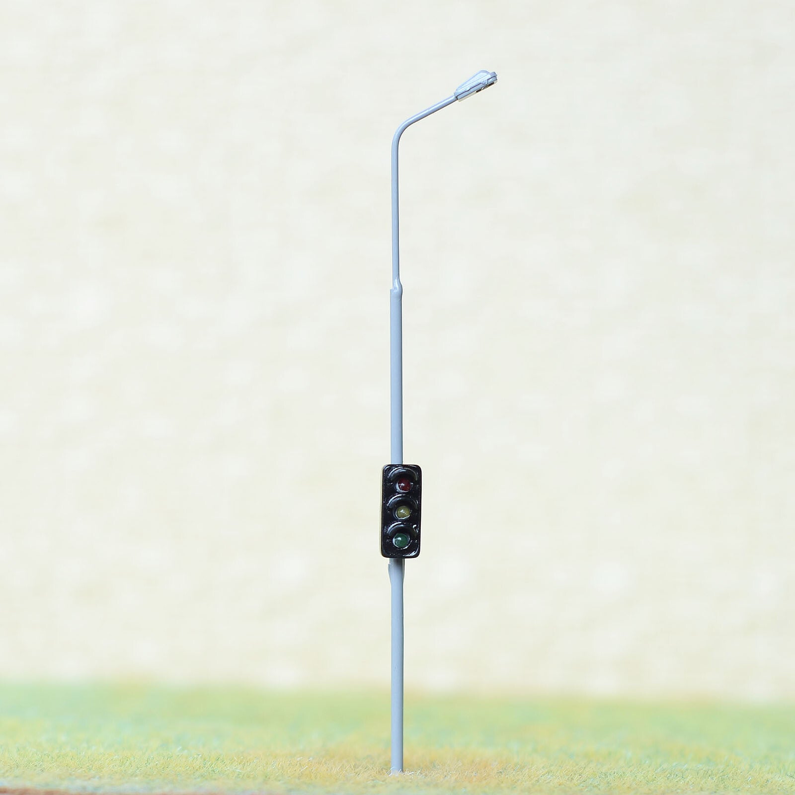 2 x HO / OO scale model railroad traffic signal combined street light #col1TB