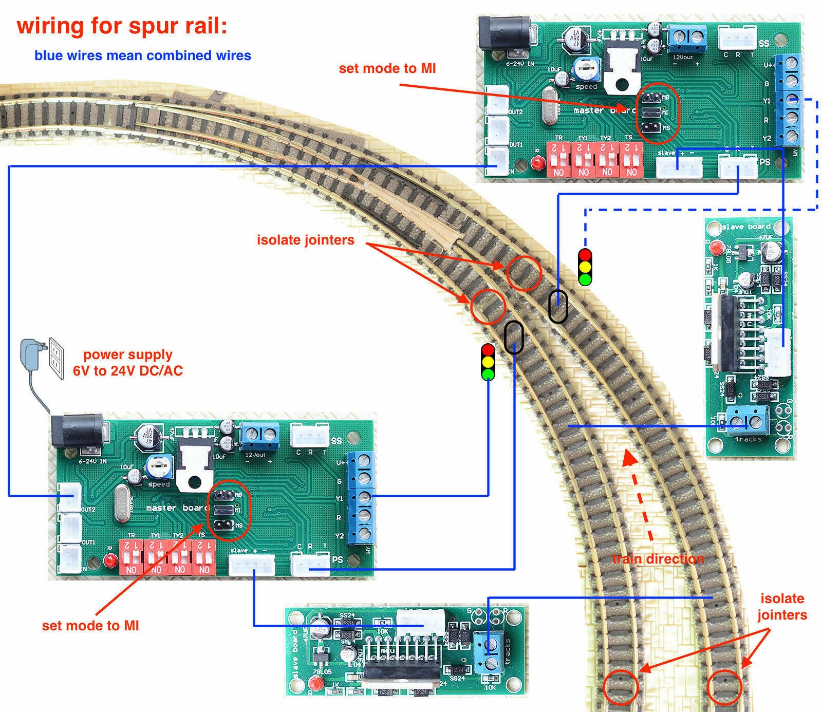 1 x model train detector automatic signal controller crossing system trigger etc