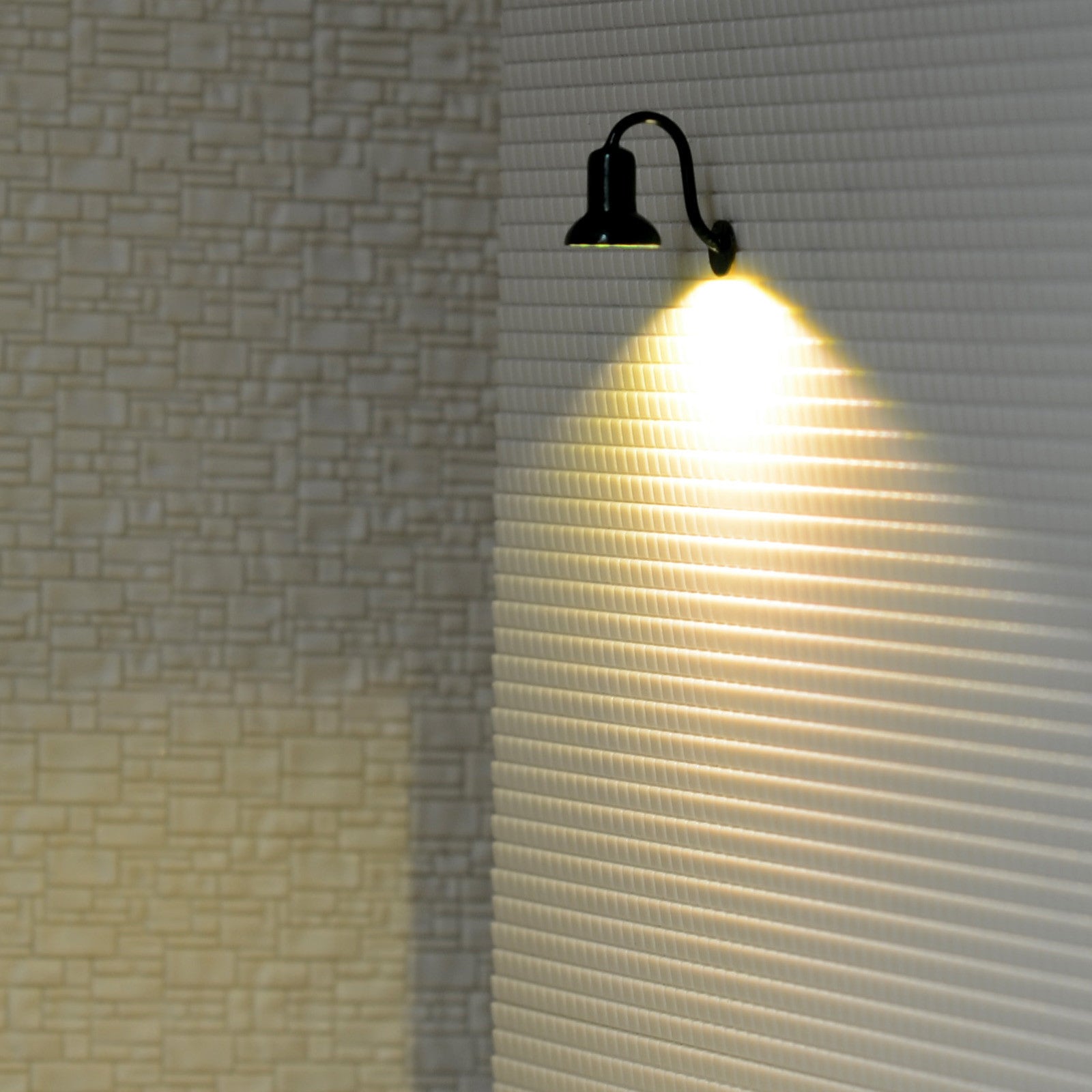 5 x O Scale Led Street wall Light Model Train Railroad path Lamp post #R56OBG