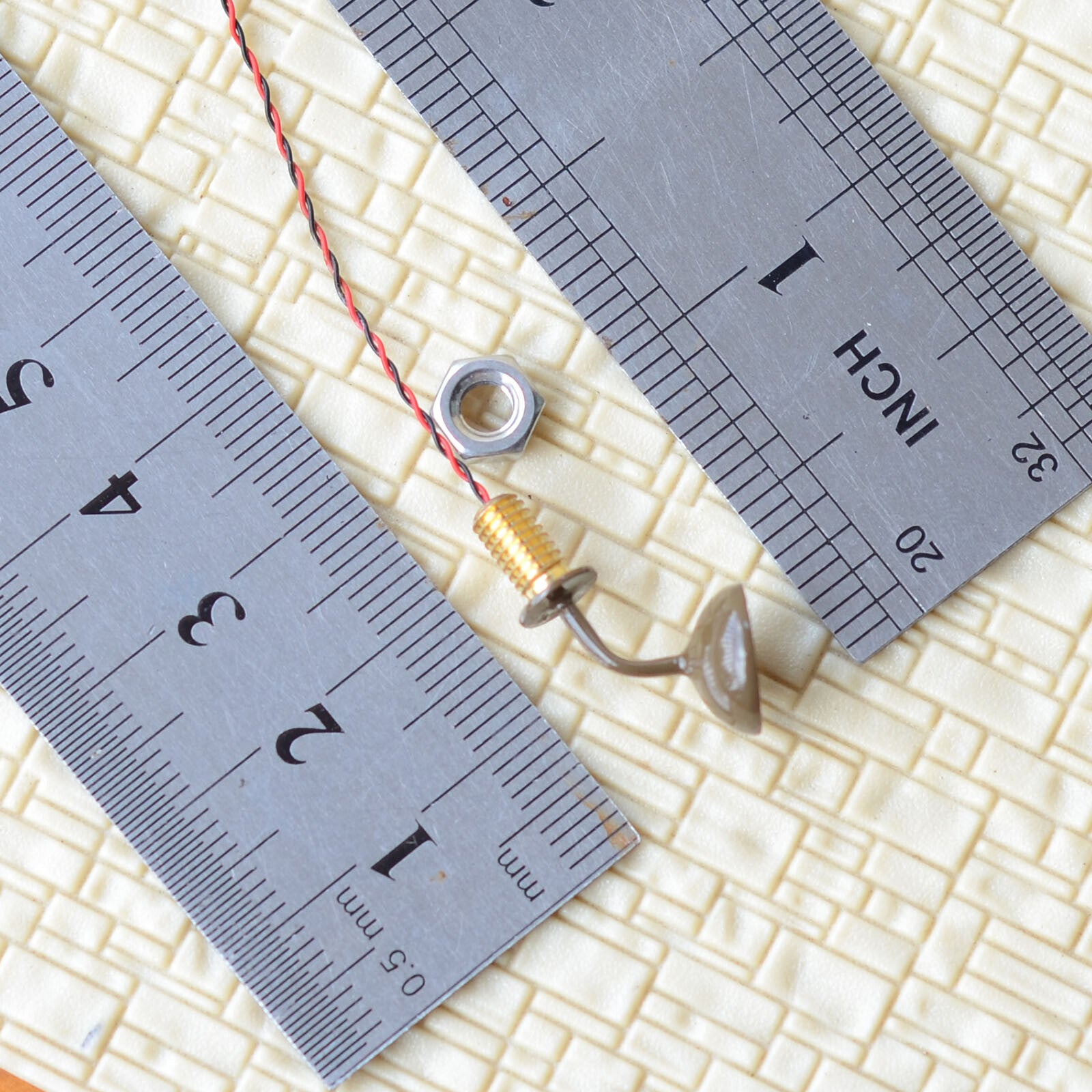 5 x O scale modern street wall lights model LED bracket lamp post (PNP) #R2wBR