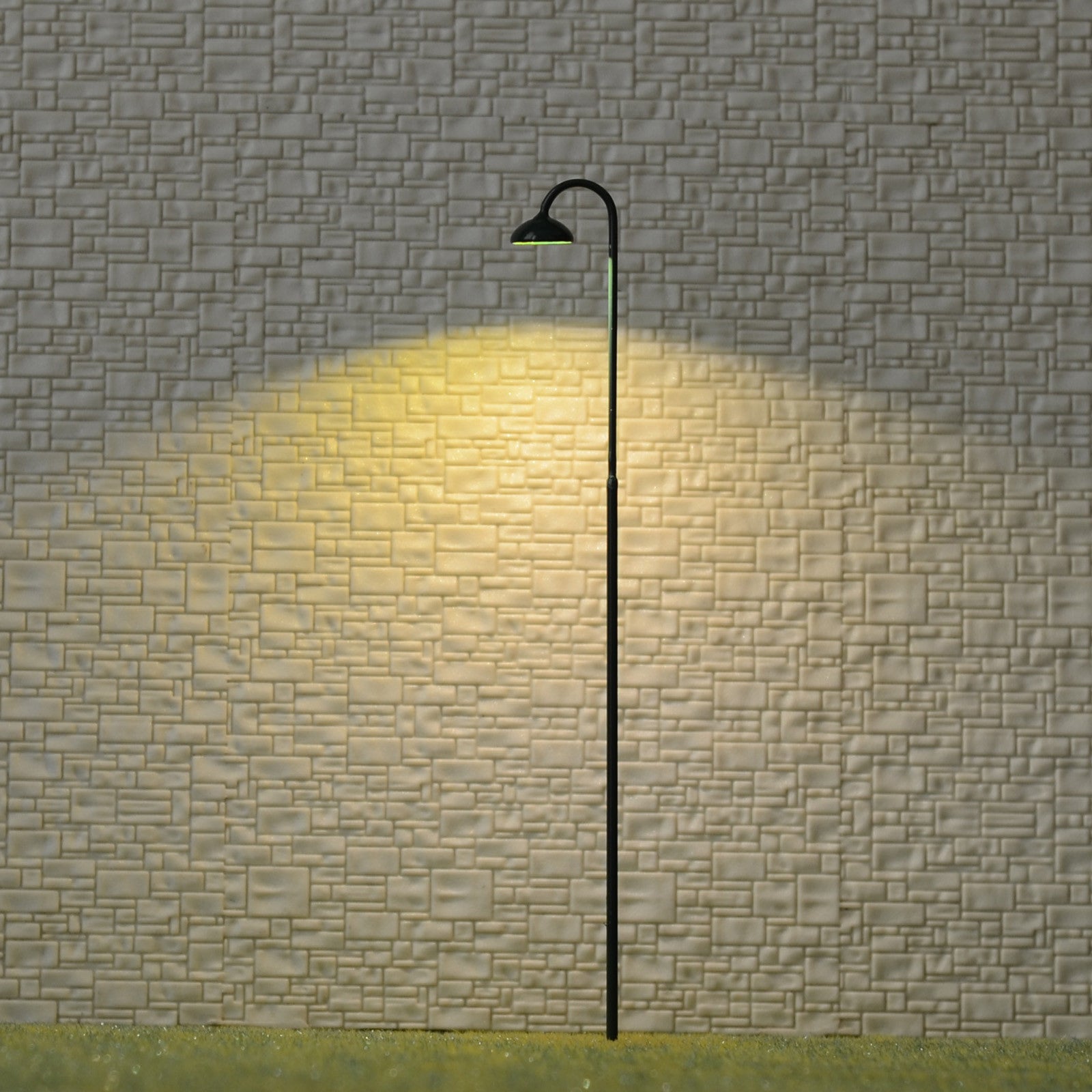 5 x O Scale LED street light Model train Railroad station path lamp post #733BR