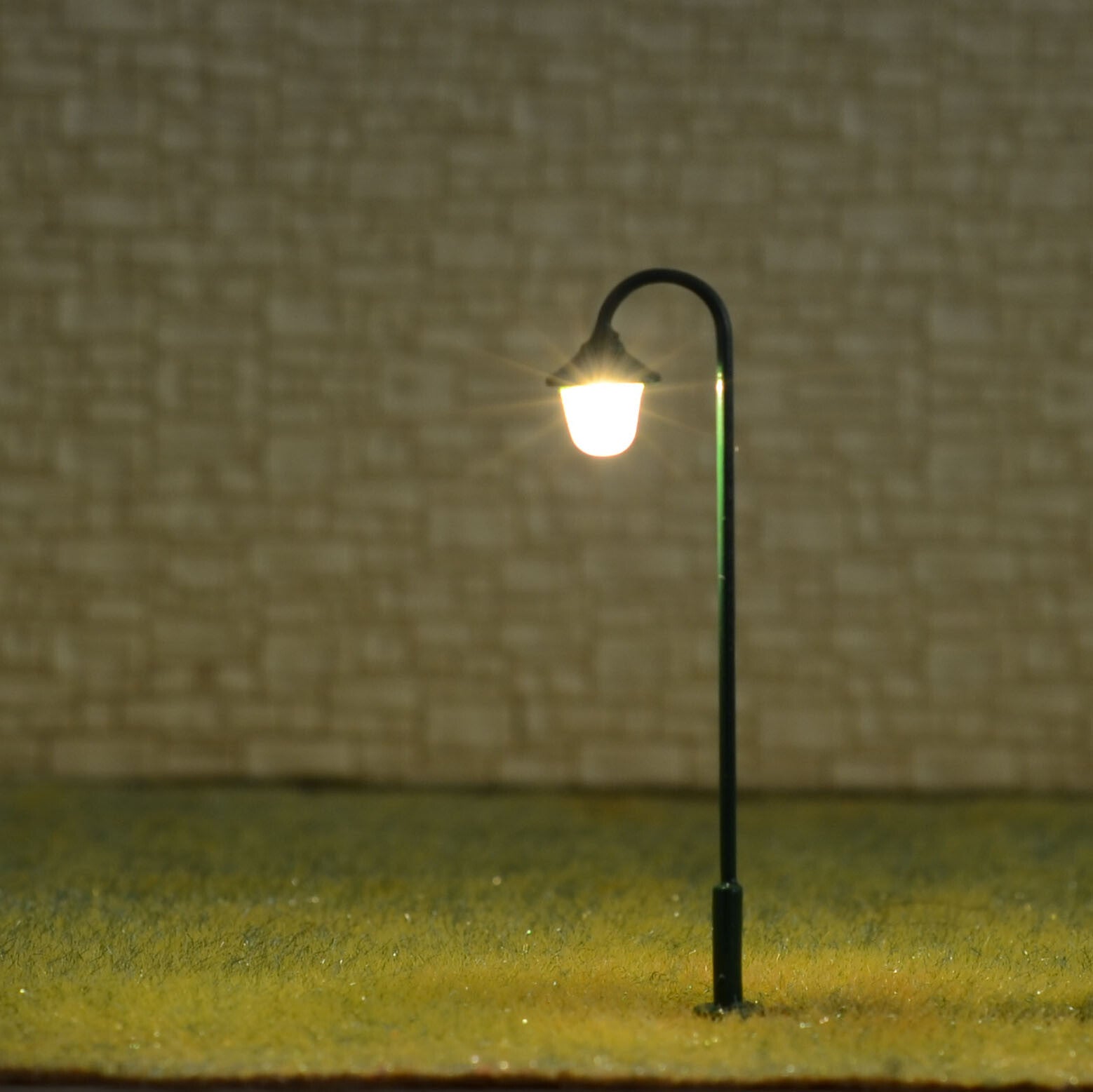 5 x HO scale model railroad antique street light LED lamppost path lamp #S0912BG