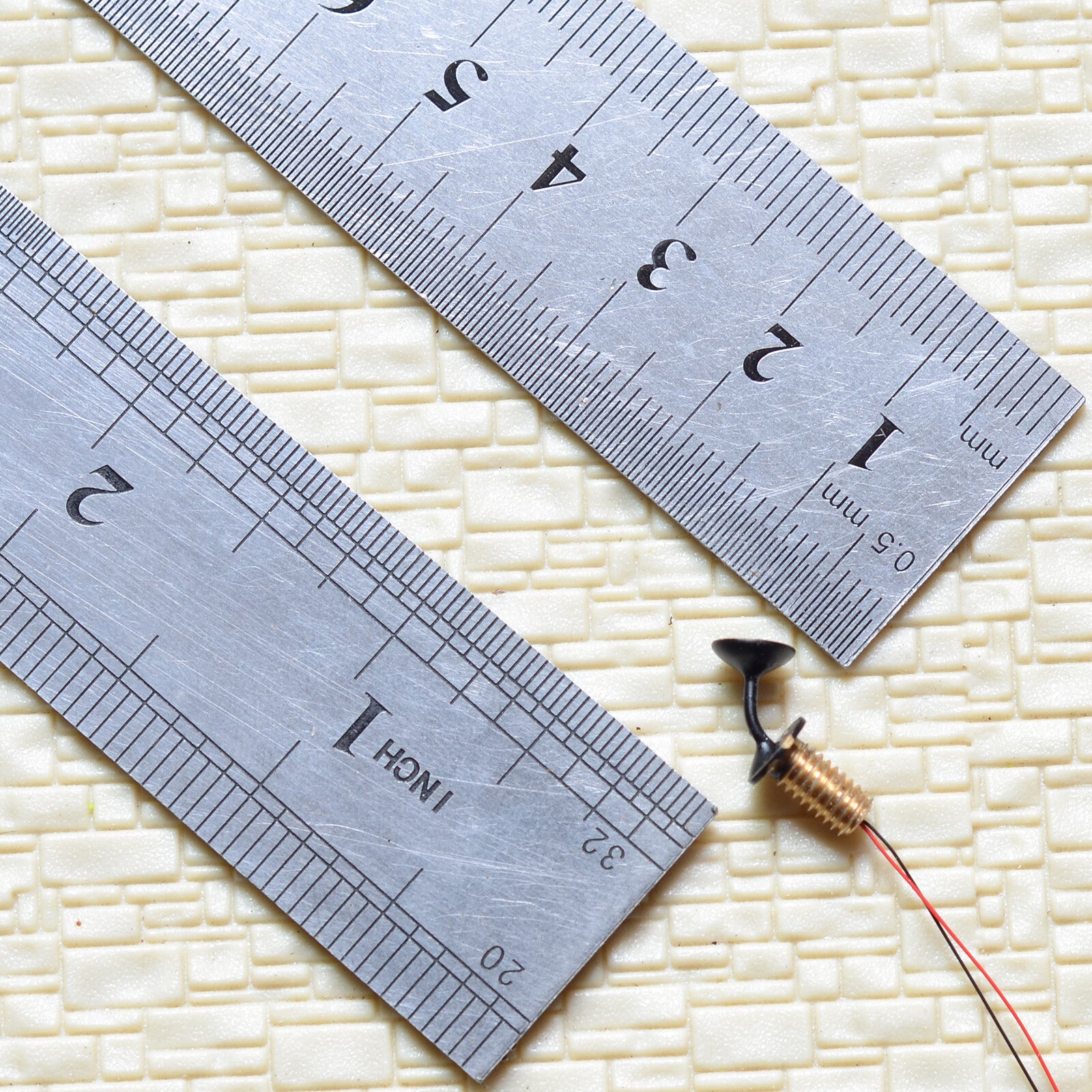 5 x OO / HO scale street bracket light model wall lamp posts LED building #R2WBL