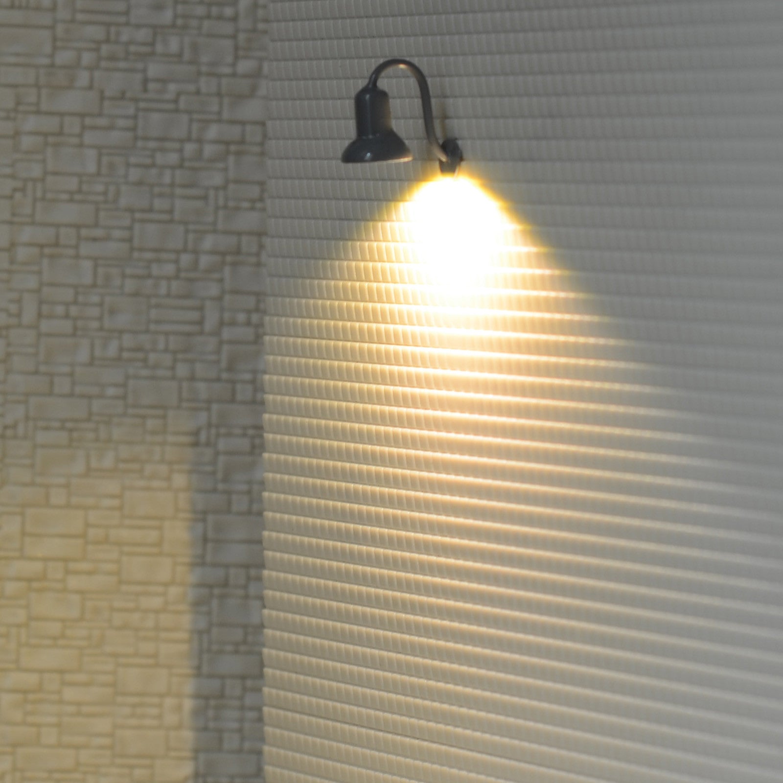 5 x O Scale Led Street wall Light Model Train Railroad path Lamp post #R56OGR