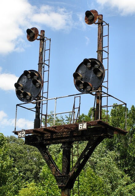 1 x HO scale model railroad tower CPL signal B&O goalpost position #LU1RU1NB