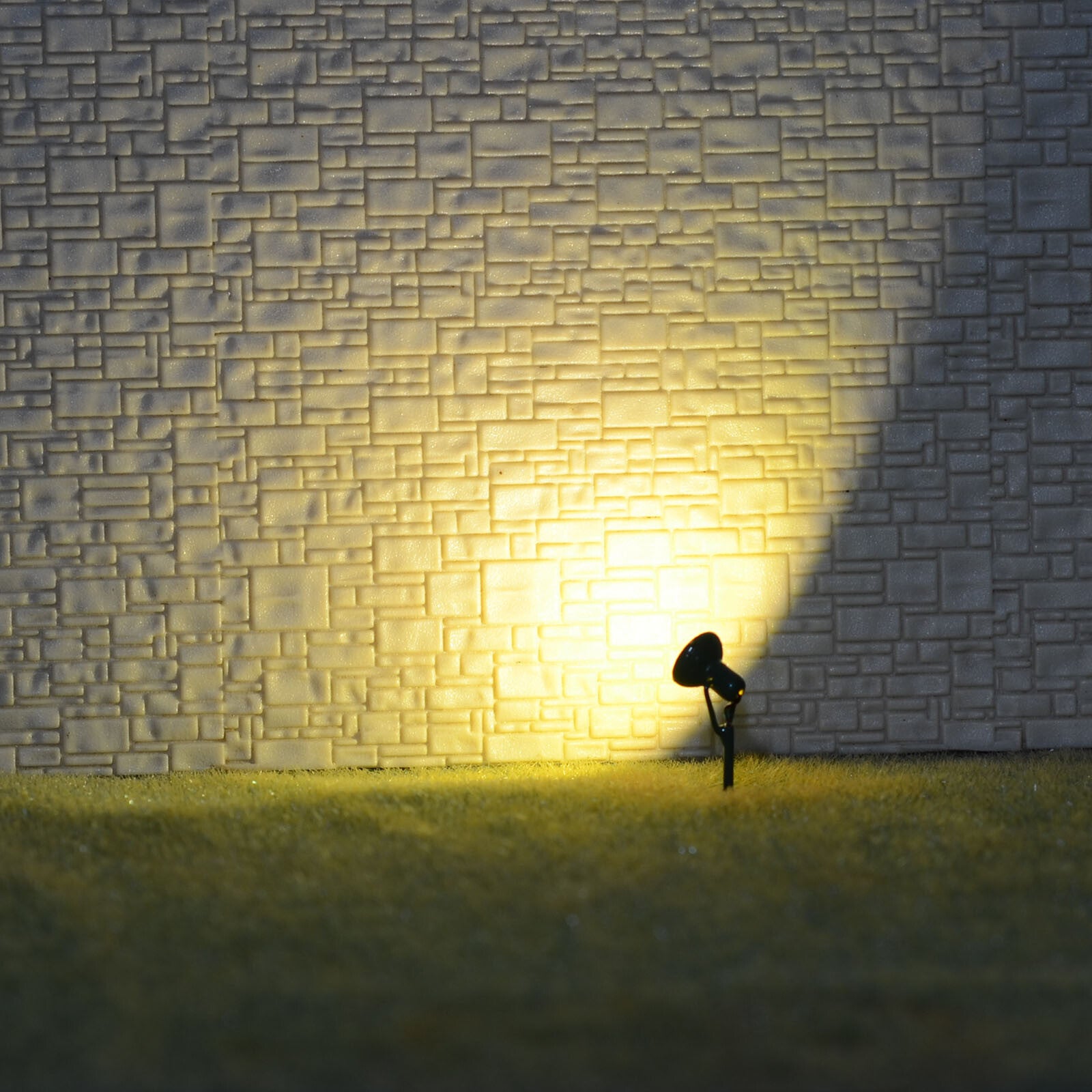 5 x OO / HO scale LED spotlight model limelight projector street Lamp post #6BR