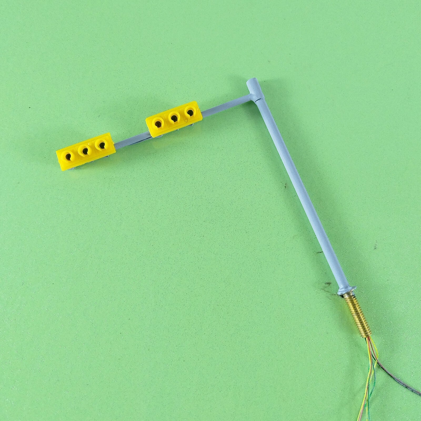 2 x HO / OO traffic light signal LED model train crossing walk street sign #DHHJ