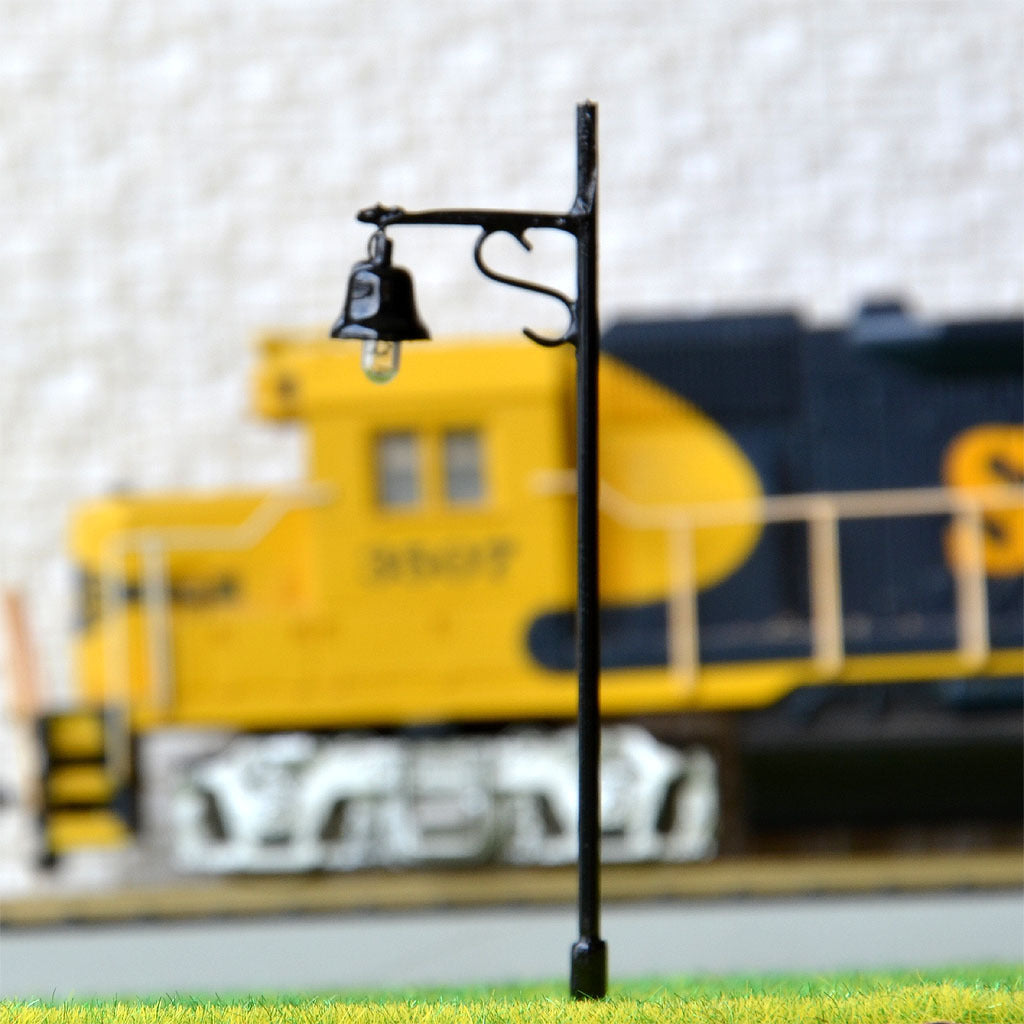 10 x OO / HO Scale Model Train Lamps Railroad Lamp posts 12V Street Lights R34RB