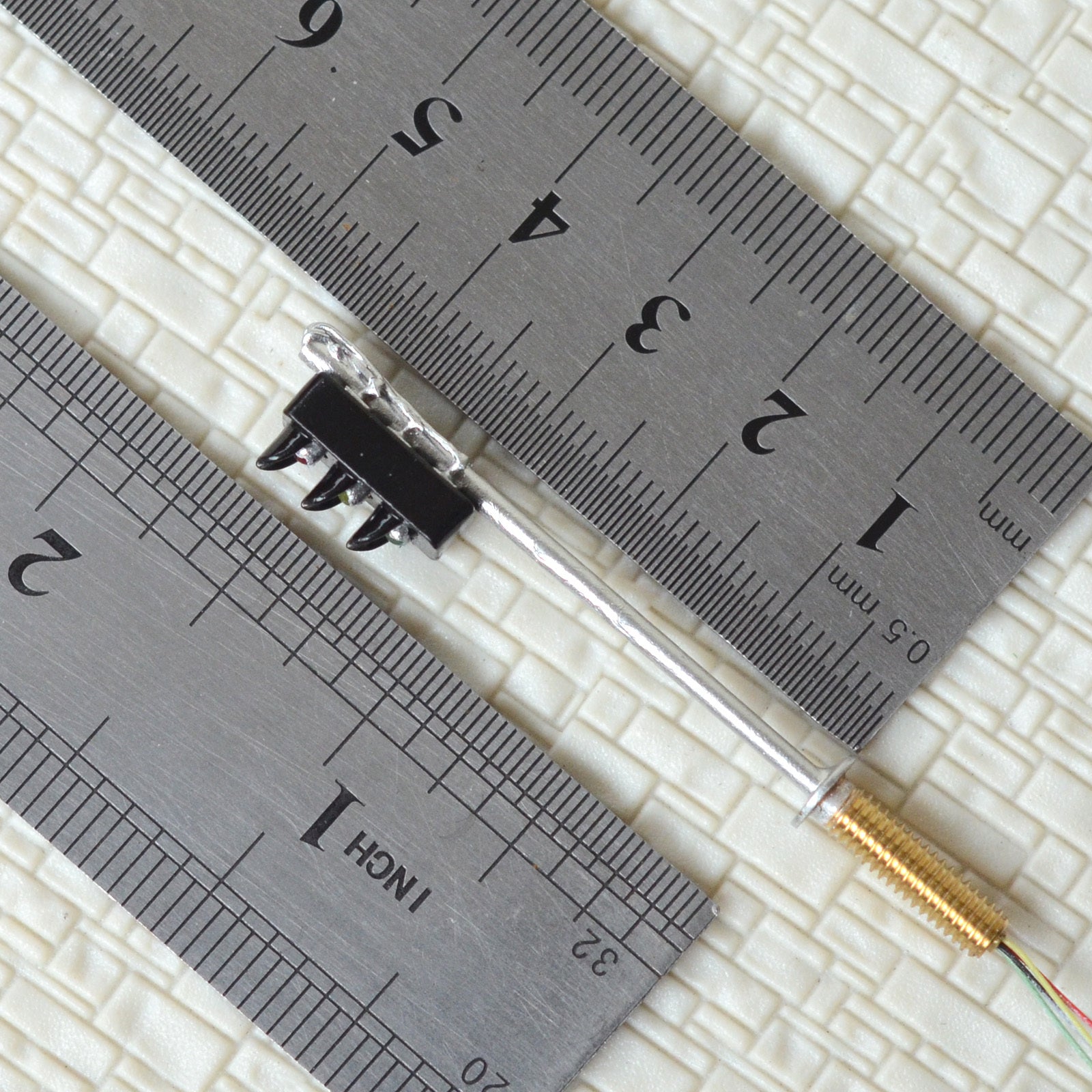 2 x traffic light signal HO OO scale model railroad crossing walk led lamps #SL3