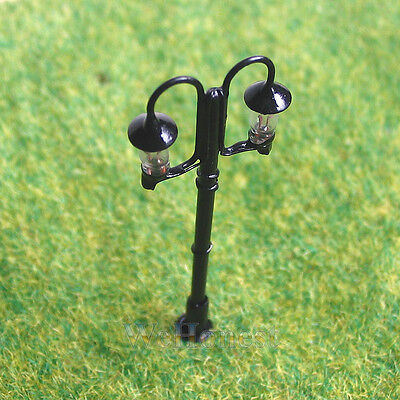 5 x OO / HO Scale Model Train Lamps Railroad Lamp posts 12V Street Lights #050