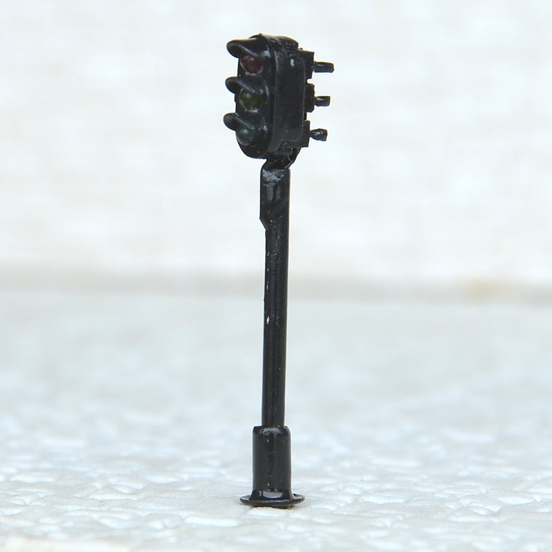 5 pcs TRAFFIC SIGNALS N Scale Crossing LED Crosswalk Signal Road Street Signals