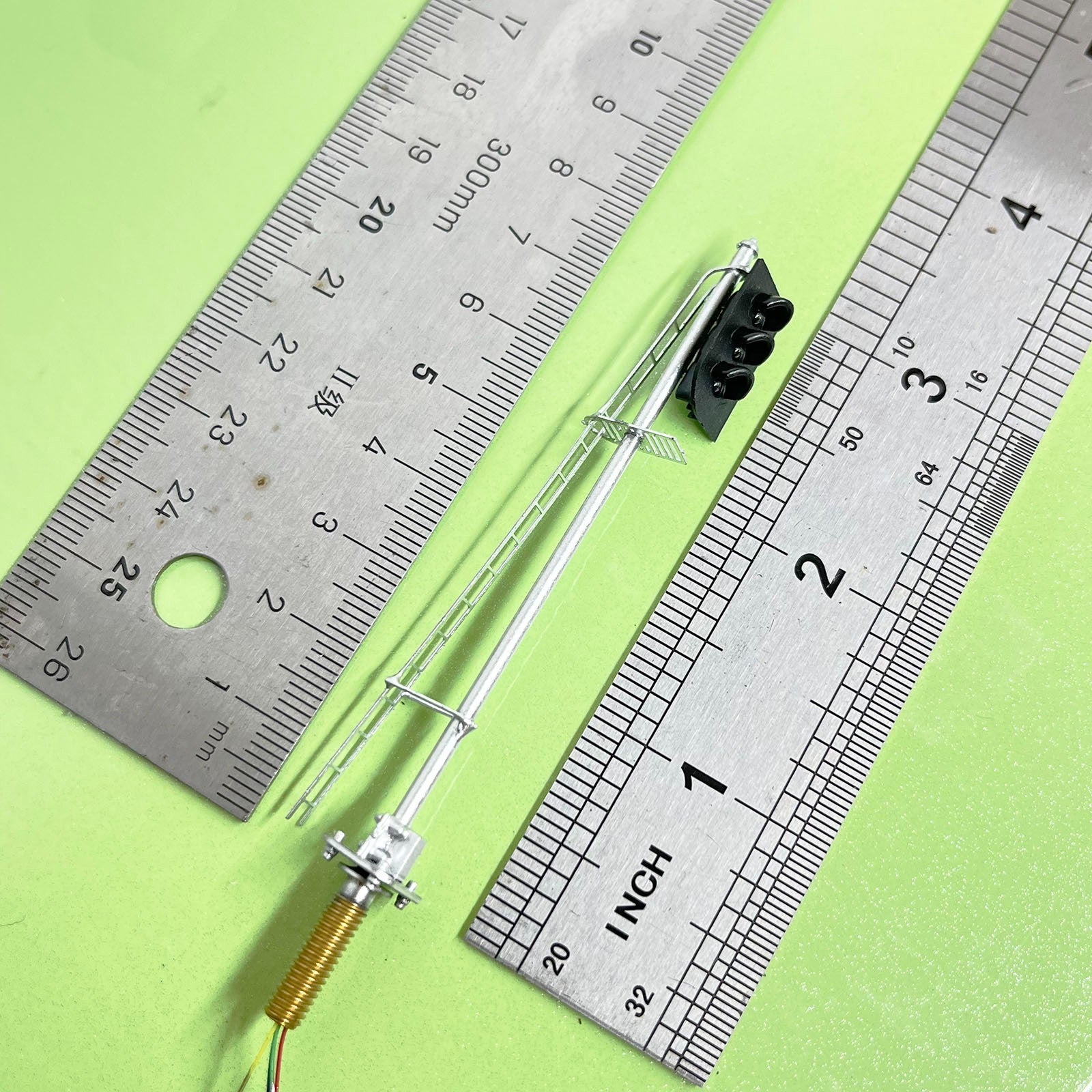 1 x HO scale model railroad 3 colors block signal European 3 aspects #EL3