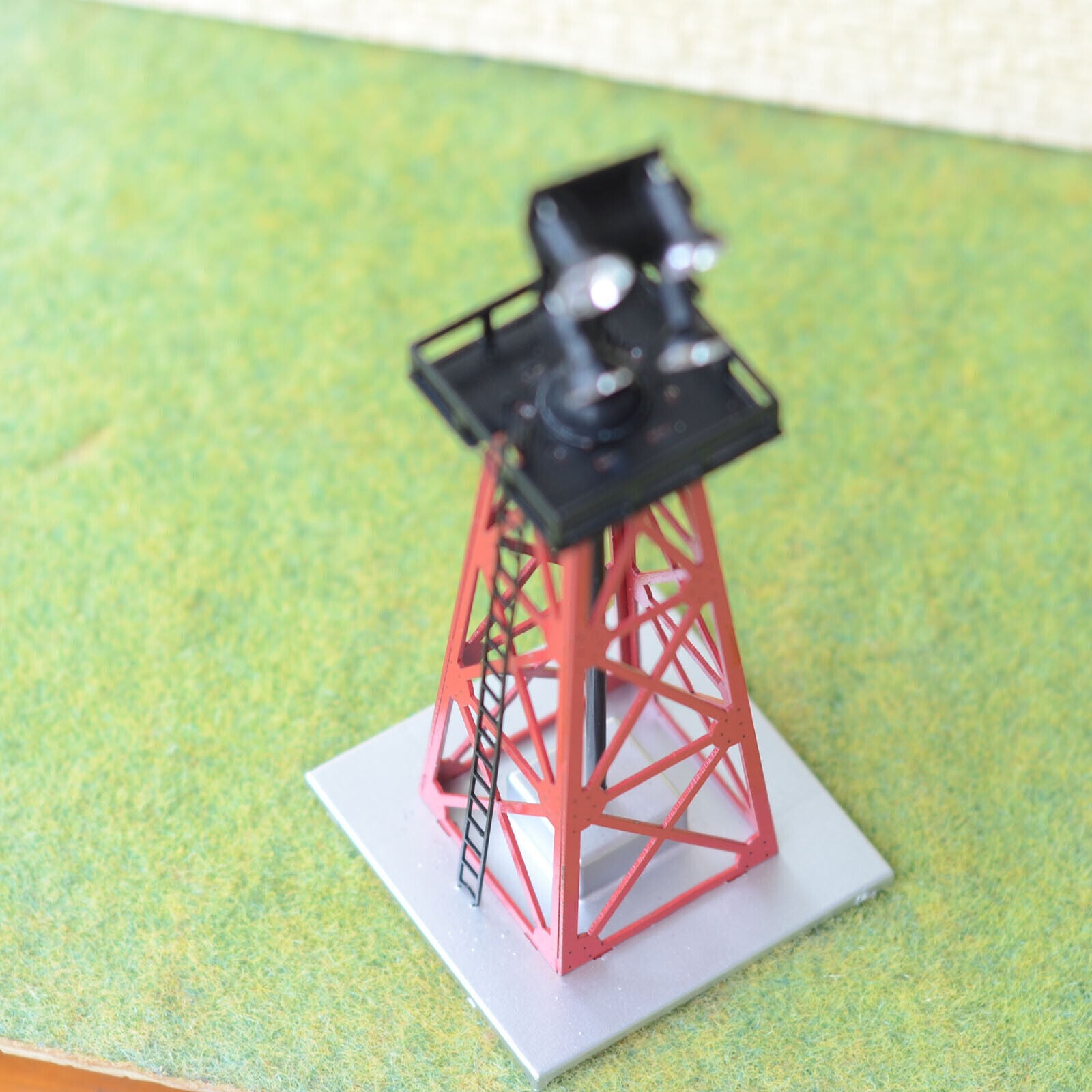 1 x HO tower light LED yard light working flood spotlight assembled metal #S1