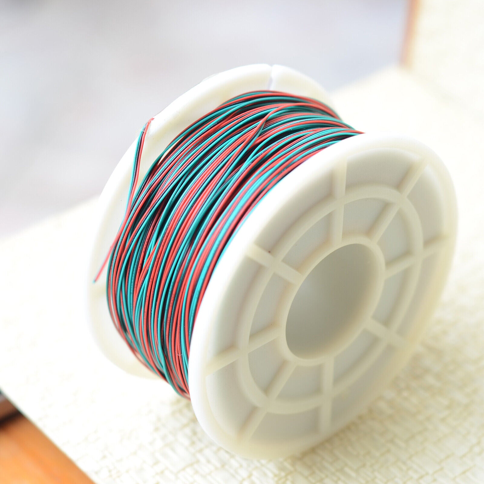 100 meters 32AWG 7/0.08 slim combined 3 wires Dia. 0.6mm thin cable G/B/R