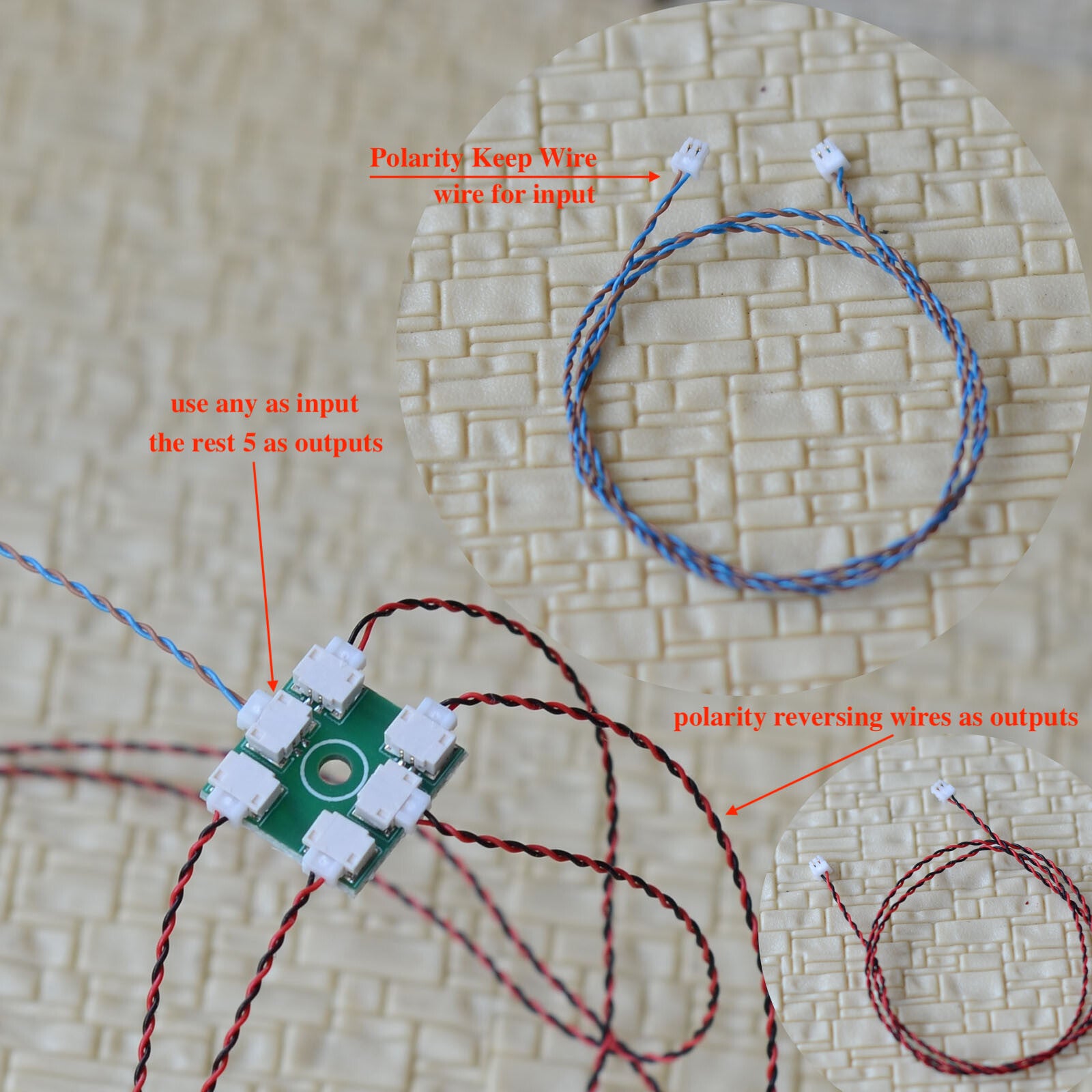 1 x extending hub1 to 5 expanding board 0.8 connector plug and play no soldering