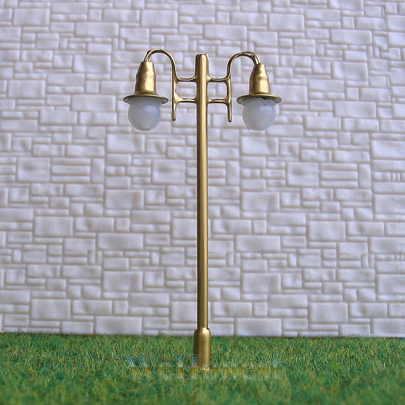 5 x OO / HO Scale Model Train Lamps Railroad Lamp posts 12V Street Lights #G006