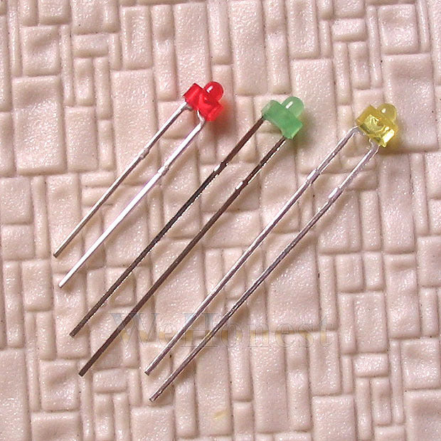 150 pcs 1.8mm Light Emitting Diode Assorted 3Color LEDs