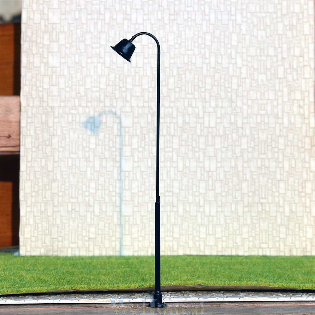 5 pcs O scale Lampposts Model lights SMD LEDs made prewired resistors Lamp #R31