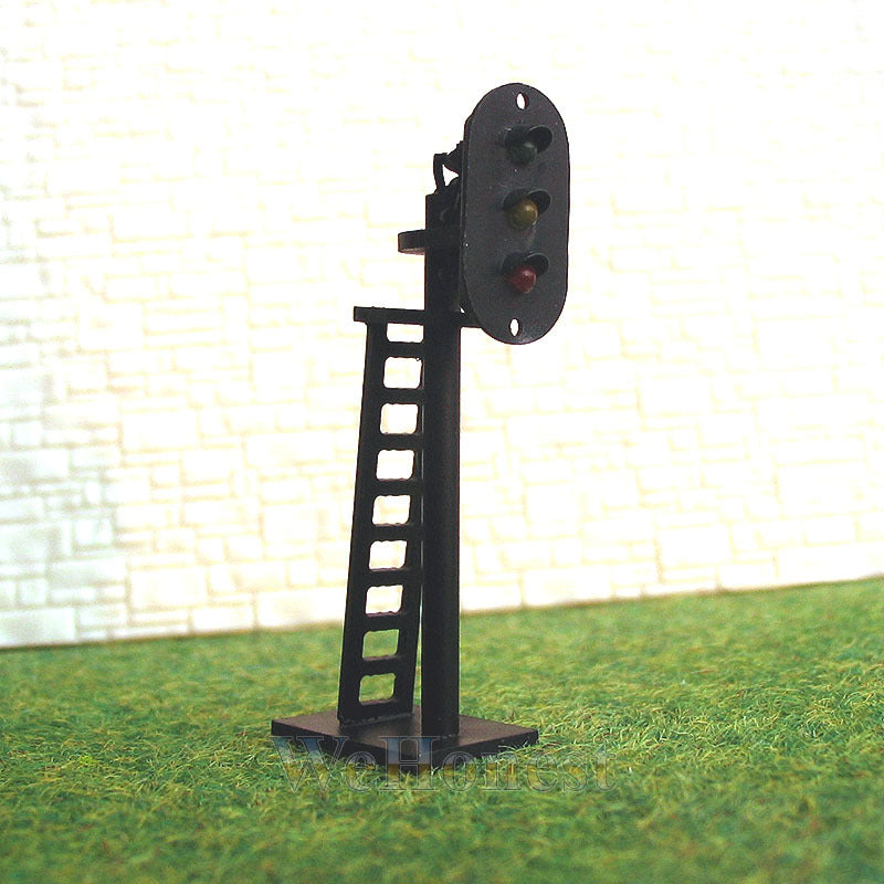 5 pcs N Scale Railroad Signals G/Y/R 12V LEDs Made
