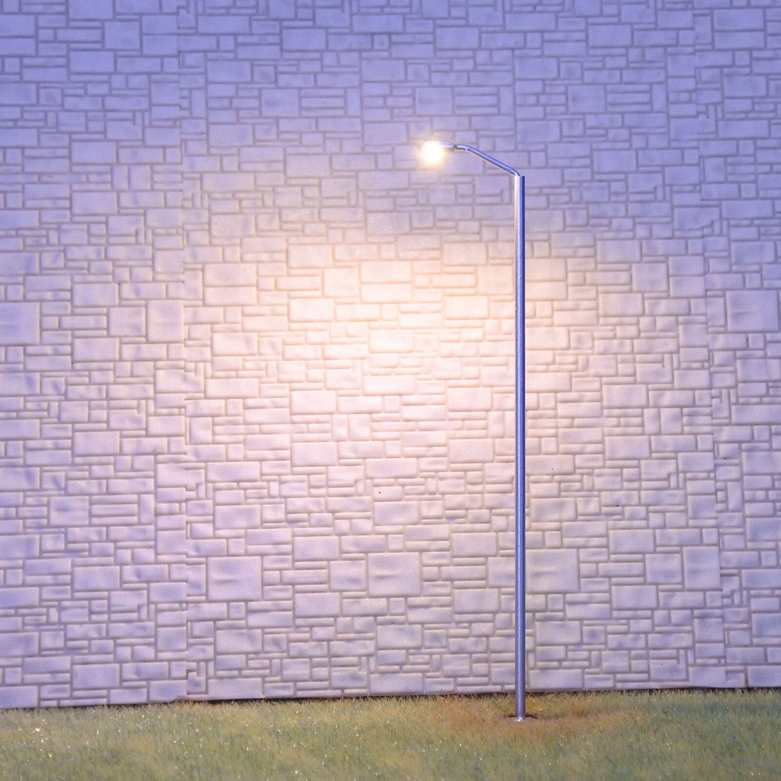 5 x HO scale LED street lights model train railroad station lamp posts #SL001SL