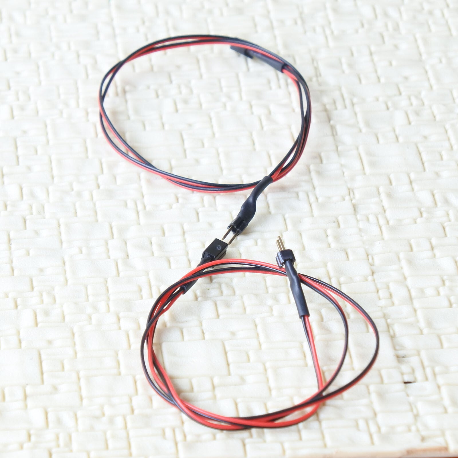 10 x mini-plug kits 2 Pins 1.27mm extending 300mm wires connector N HO light