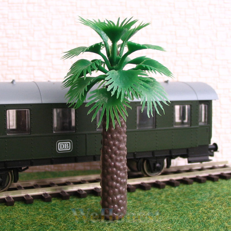 40 pcs Palm Trees kitool HO OO scale layout 90mm #M010