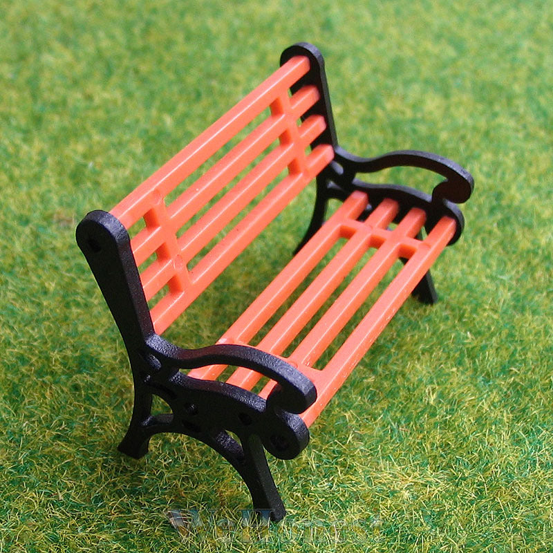 15 pcs O Scale Model Park Benches Platform settee #CBO