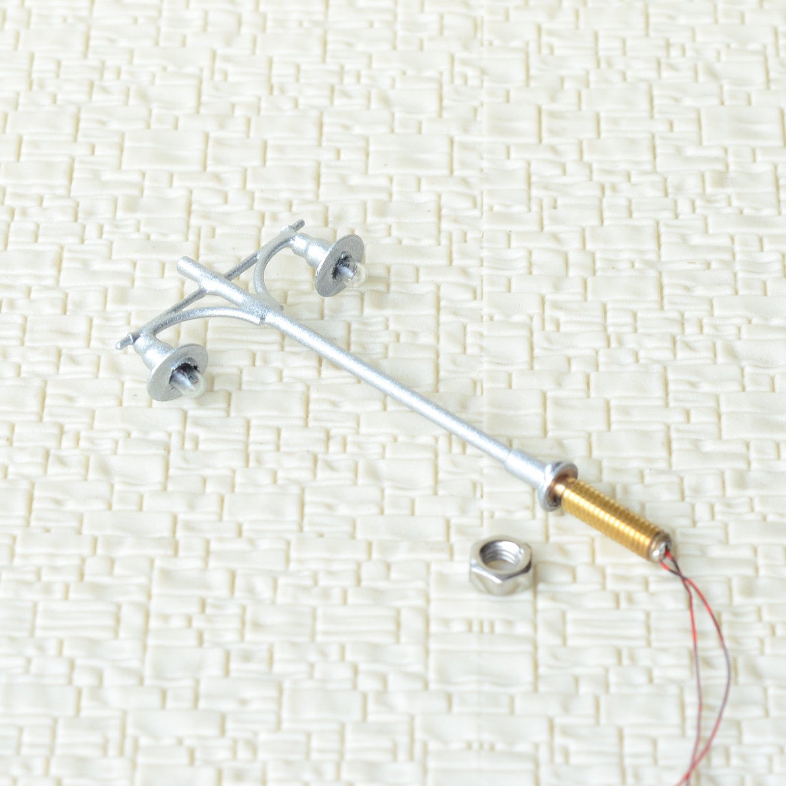 5 x OO / HO scale LED street light railroad path lamp post + resistors #512SL