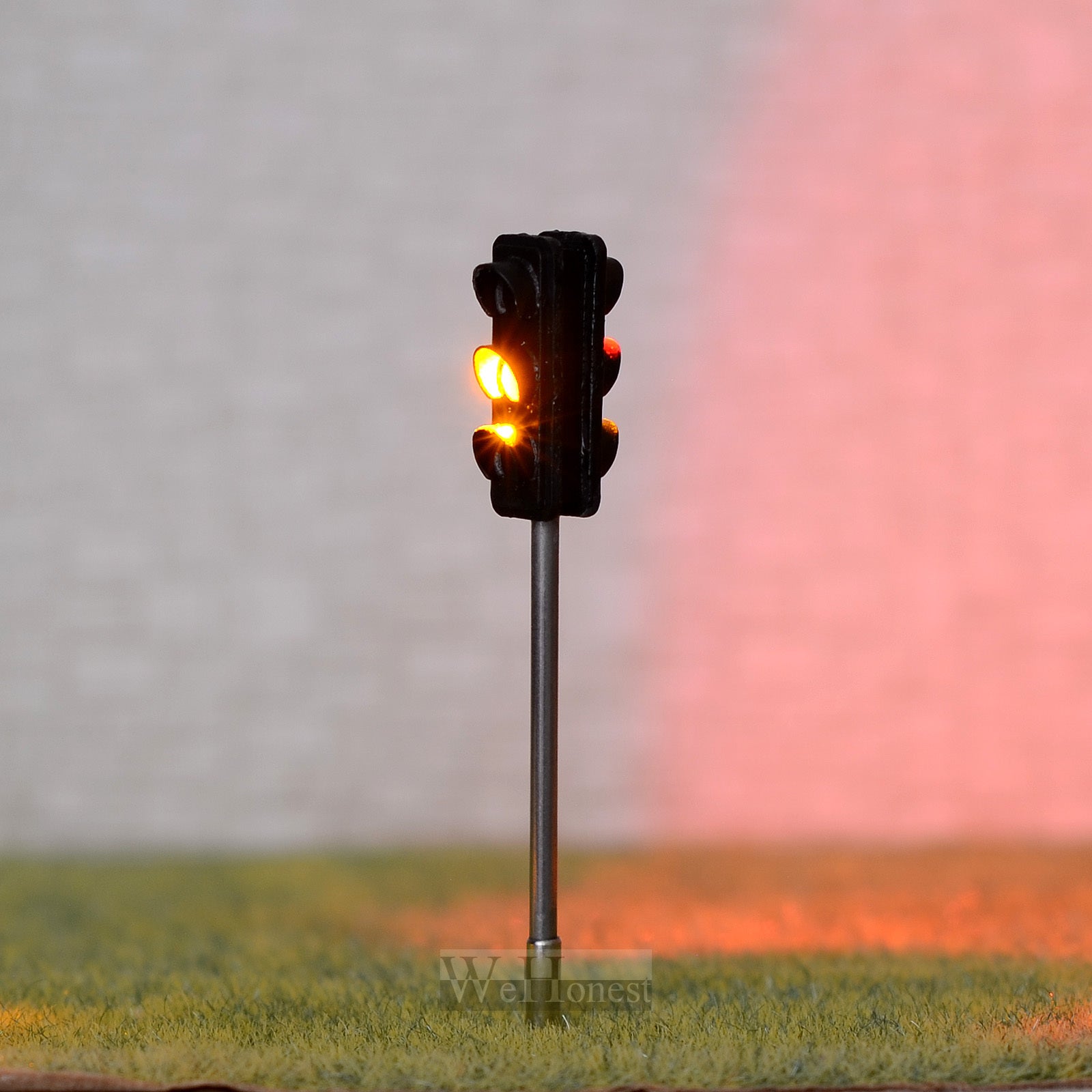 3 x HO / OO Traffic Light Signal LED Model Train Architecture crossing Street #6