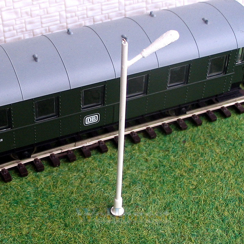 10 x HO OO Lampposts 6V street lights + Resistors #043