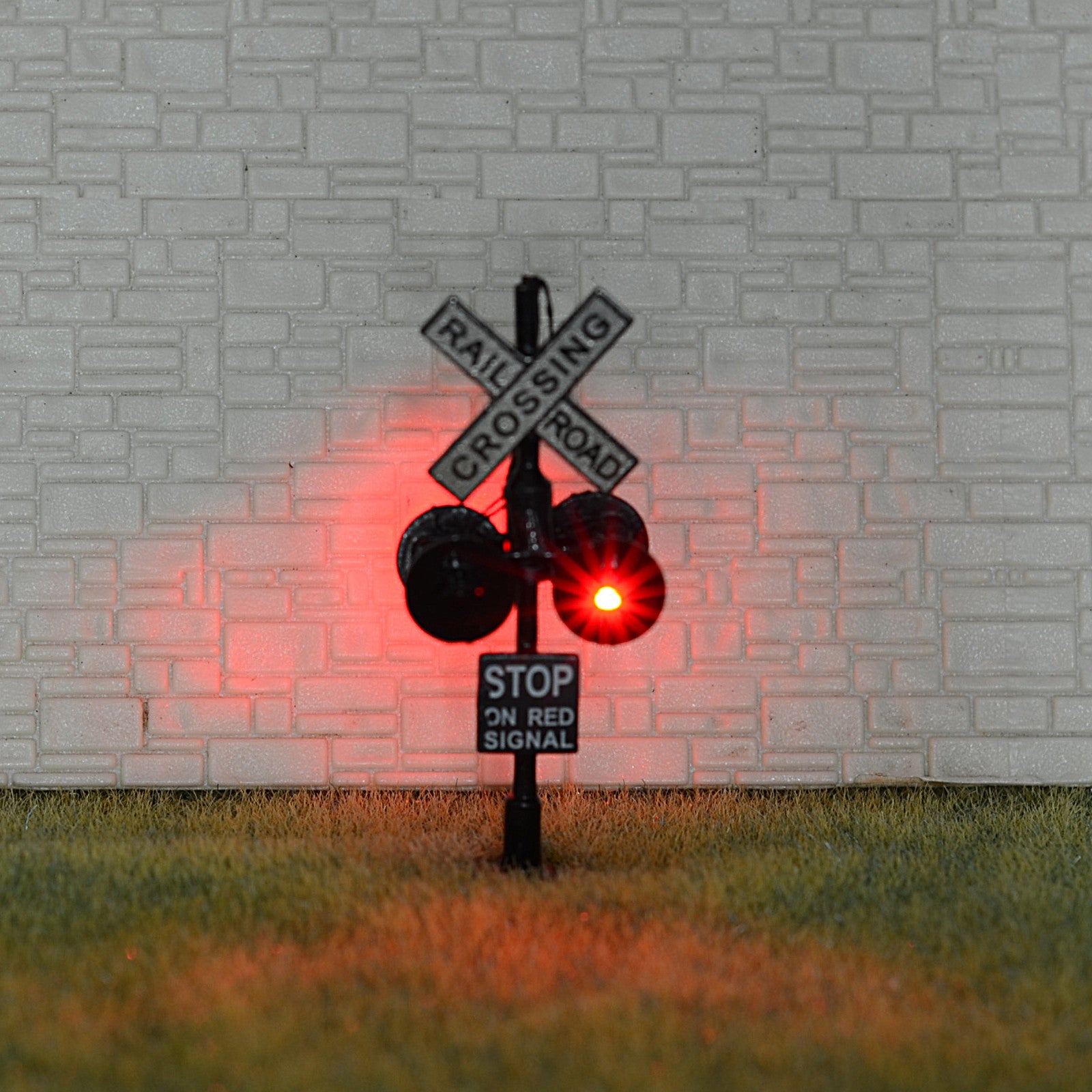 1 x HO Scale railway crossing signals LED flashing blink + Circuit board flasher