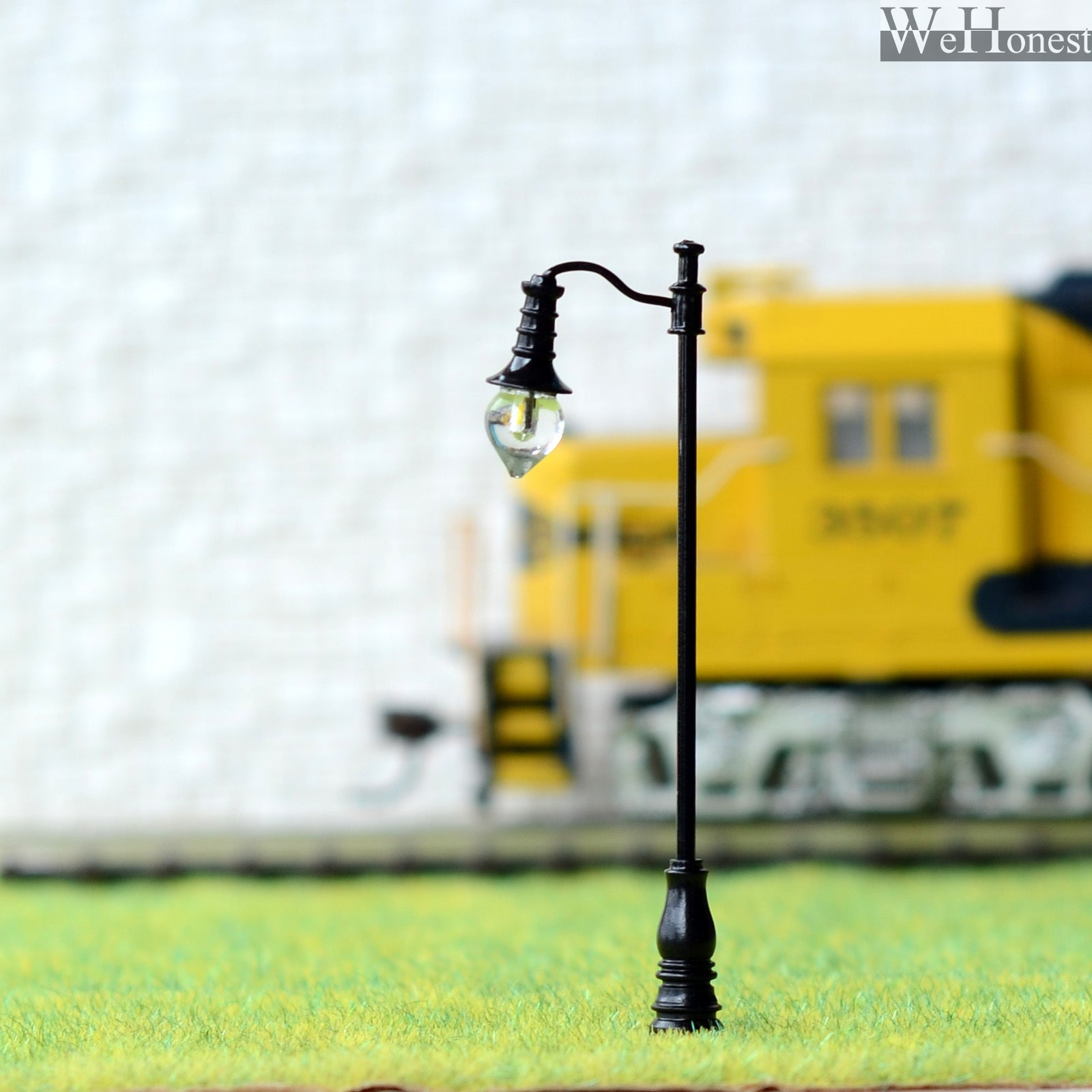 5 x Model Railway Train Lamp Post Street Lights HO OO Scale LEDs +Resistor #QF09