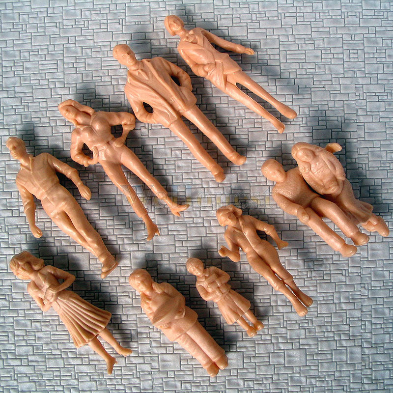 100 x G Scale 1:24 Unpainted Figure People passenger #F