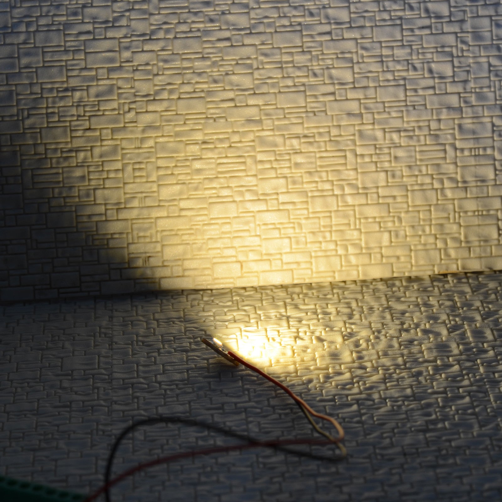 11 x pre-wired warm white 12V SMD LED building interior lighting with wires