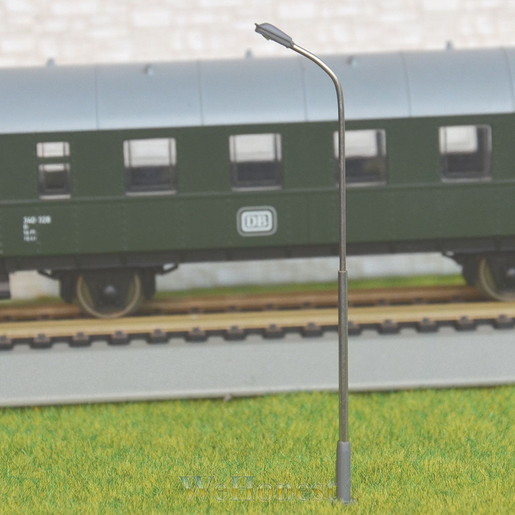 10 x OO / HO Scale Model Train Lamps Railroad Lamp posts Led Street Lights QD75W