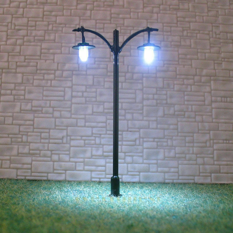 5 x HO scale lamppost LEDs made long life street lights not hot no melt #L511