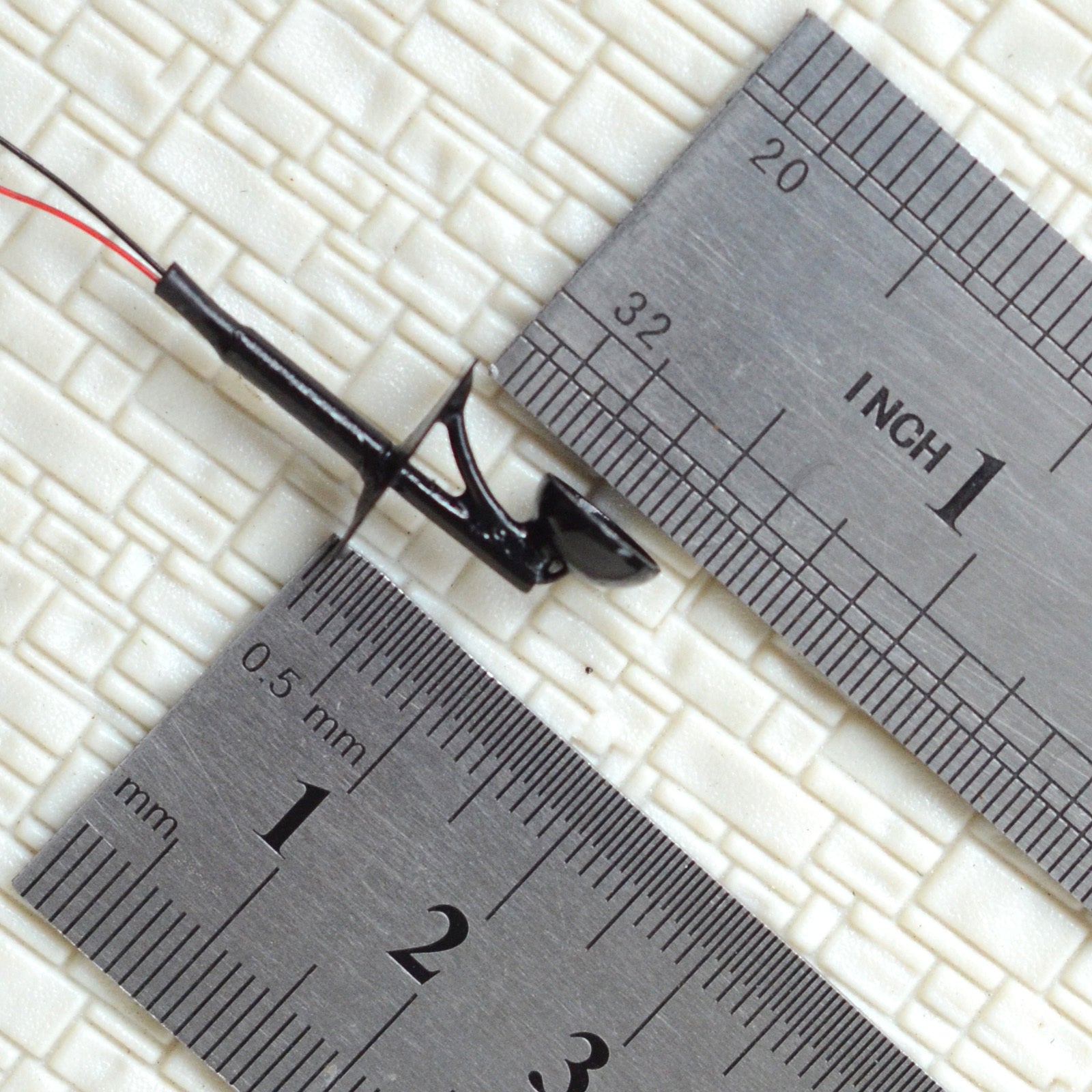 5 x OO / HO scale street bracket light model wall Lamp posts LED building #R62BL