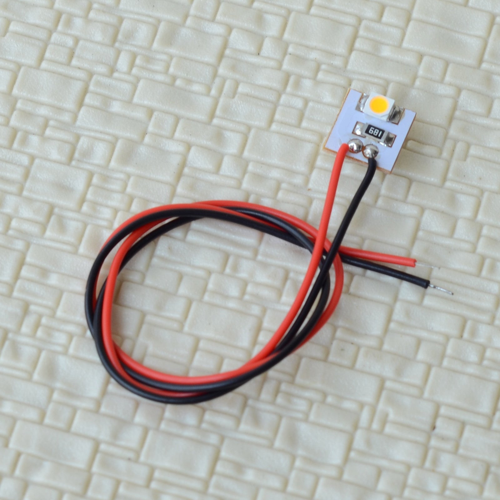 11 x pre-wired warm white 12V SMD LED building interior lighting with wires