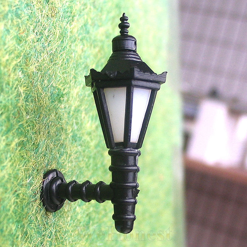 5 pcs OO Scale Long Life Wall Lampposts LEDs Made #BD3