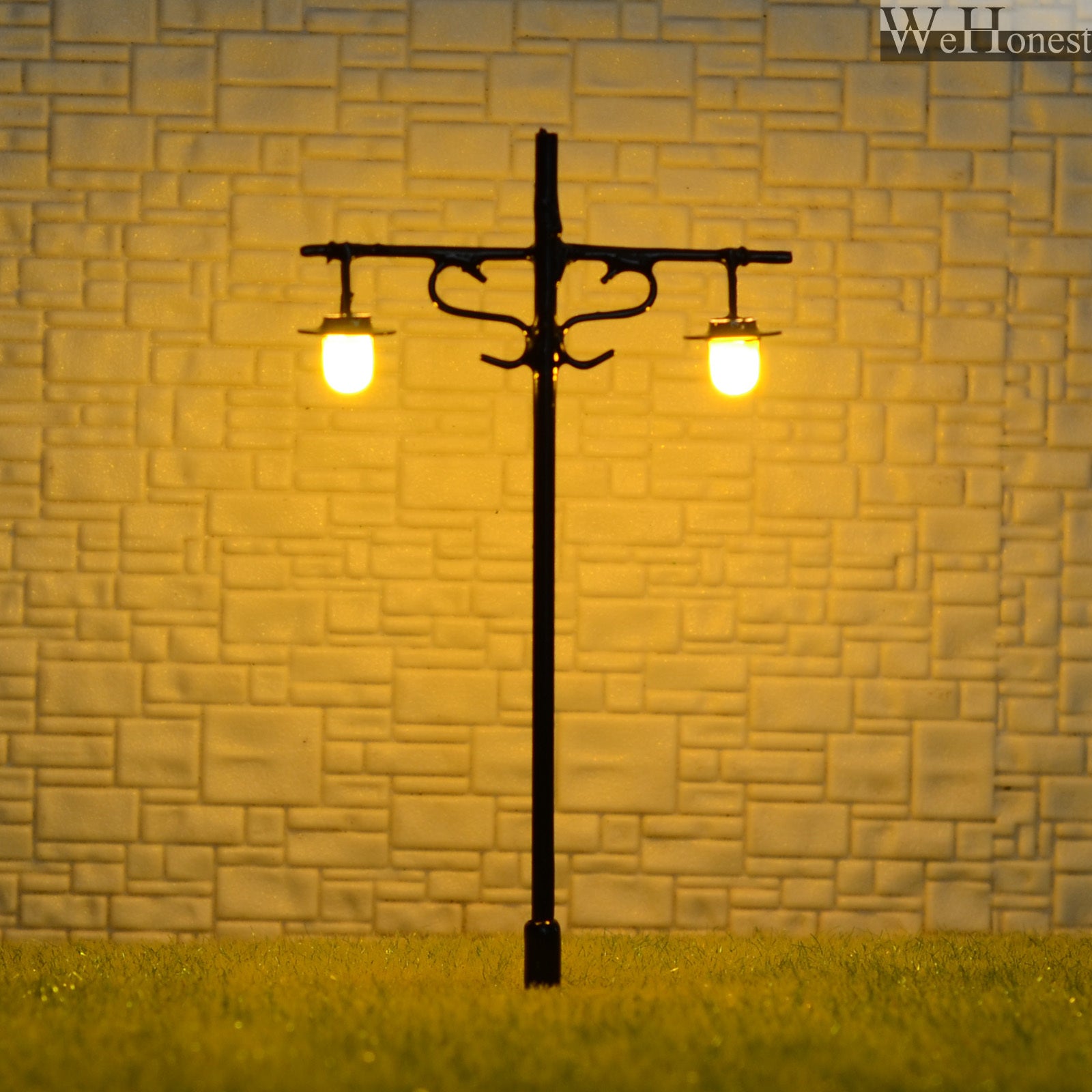 5 x HO / OO Scale led street light Model Railroad Lamp post + resistors #R34DBL