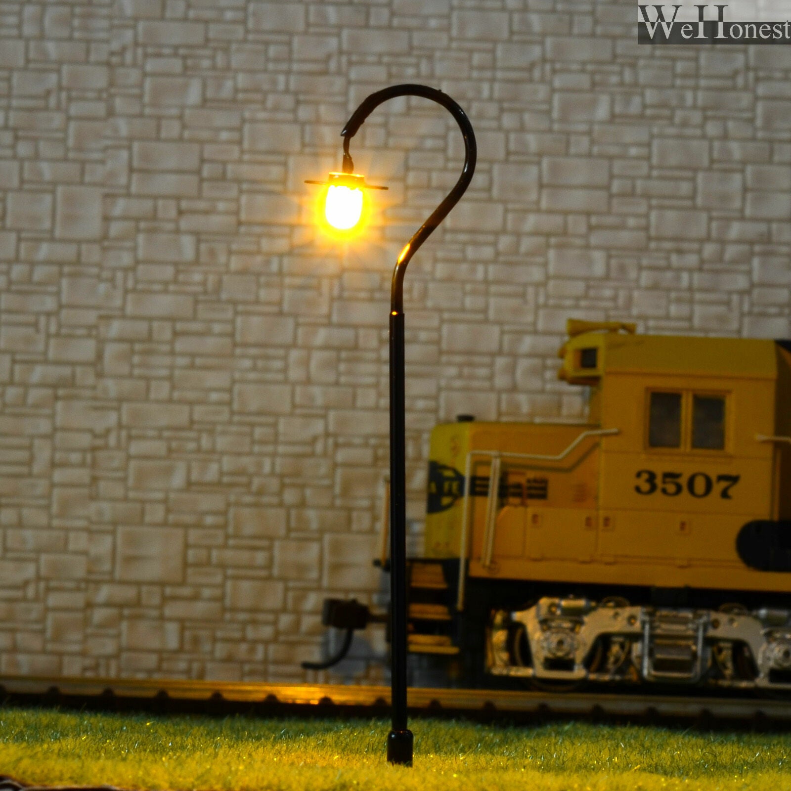5 x OO / HO scale LED street lights model railroad lamp posts path lamps #R35H