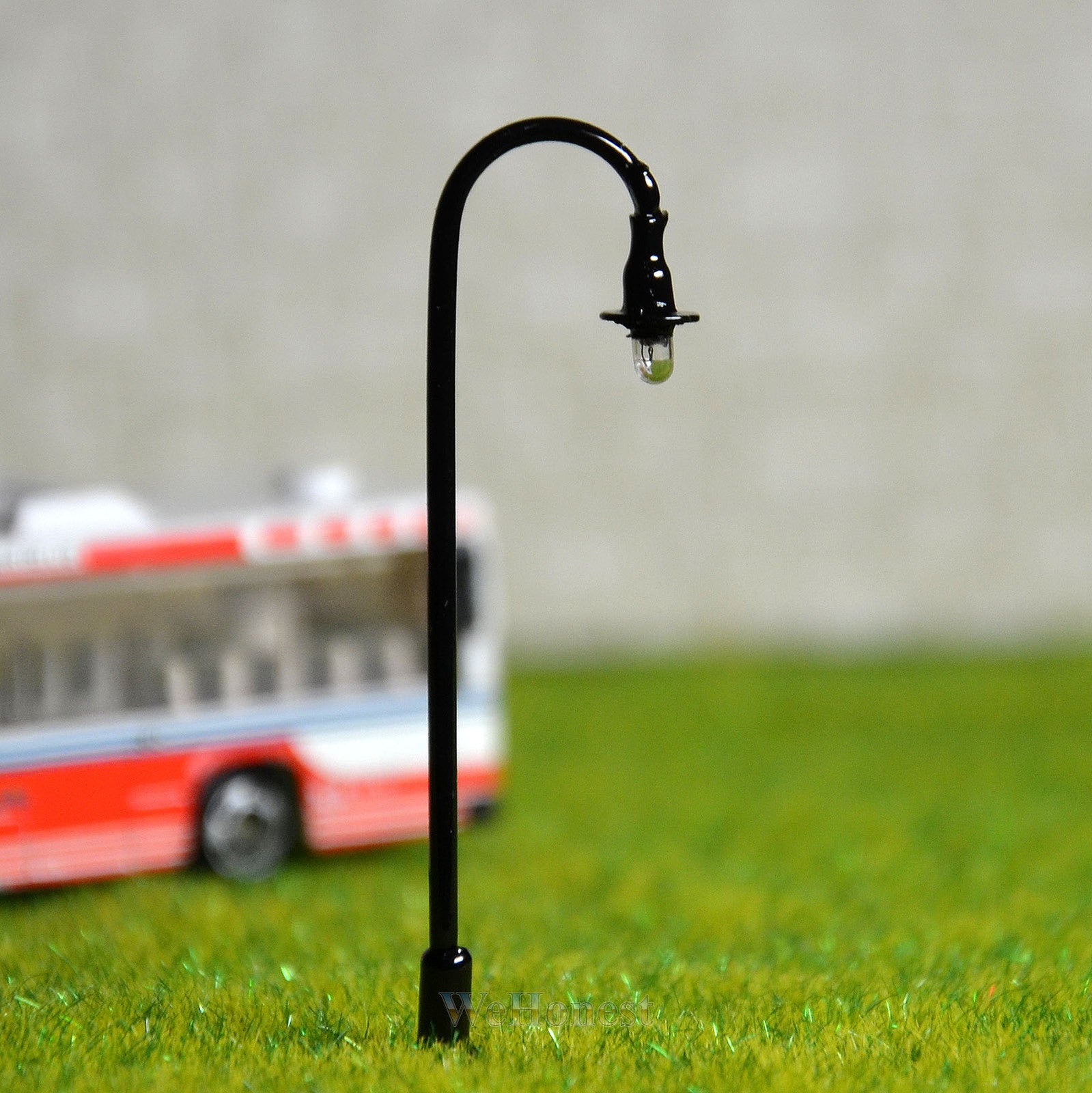 15 pcs N scale Antique Lamppost smaller street light 2mm bulbs made Lamps #R33