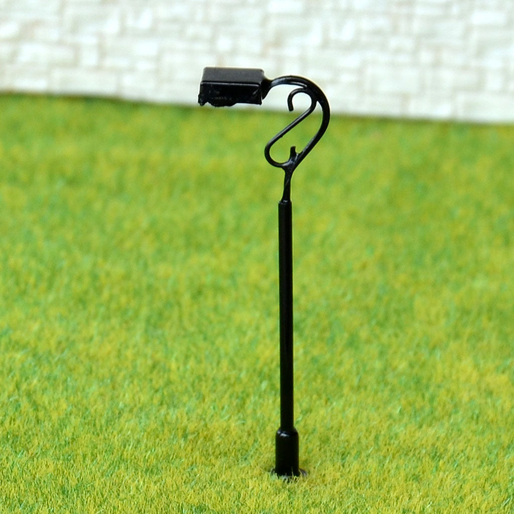 15 pcs HO or OO scale Model Lamppost 12V street light Metal Lamp #647