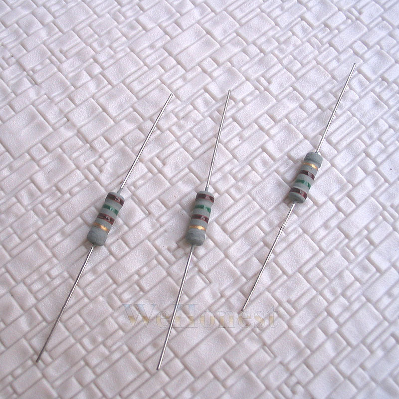 100 pcs 150 OHM 1W Resistors / Use 6V Lamppost on 16V