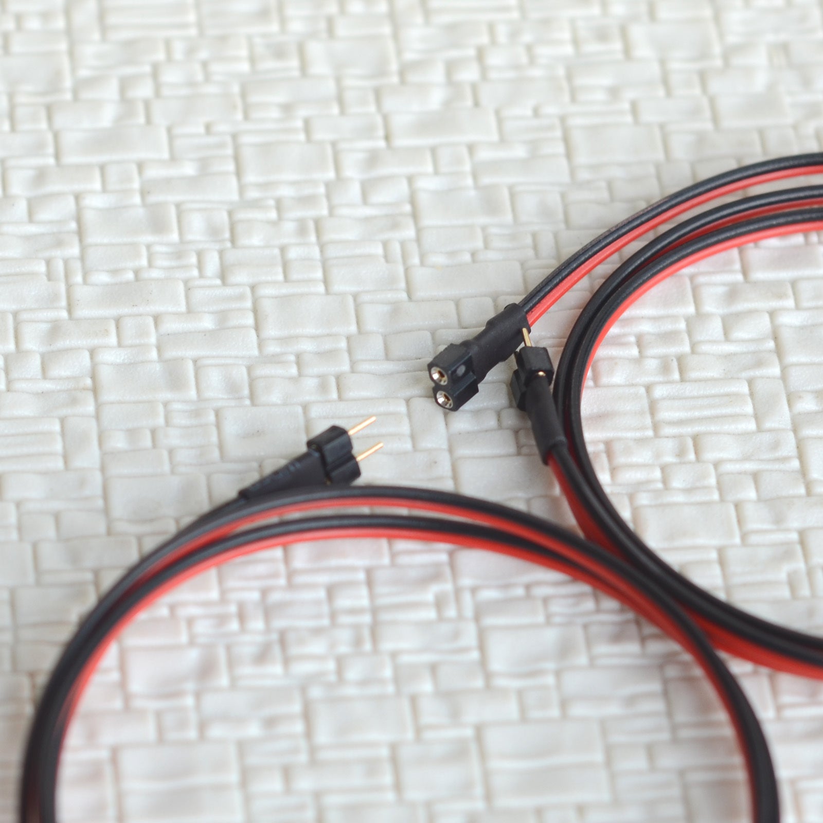 10 x mini-plug kits 2 Pins 2.54mm extending 500mm wires connector N HO light