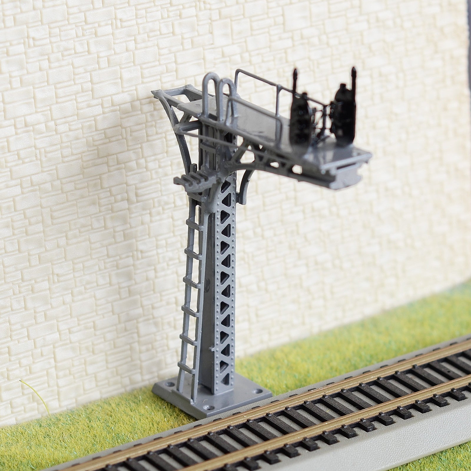 1 x HO / OO scale LED Cantilever Signal Bridge tower 2 direction single Track #G