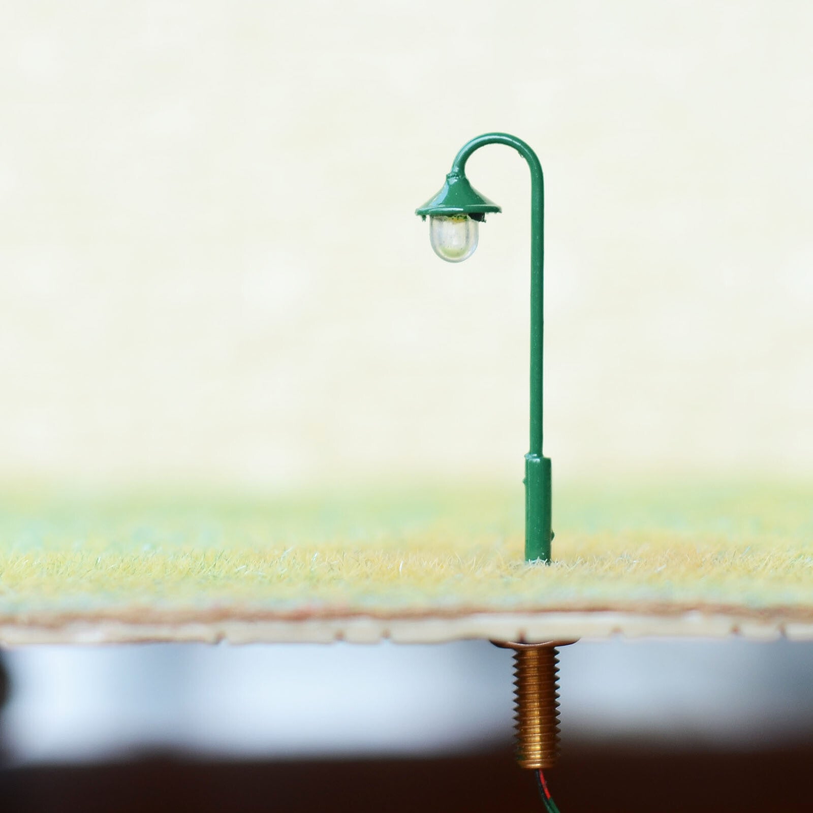 5 x N scale model railroad antique street light LED lamppost station lamp #S0911