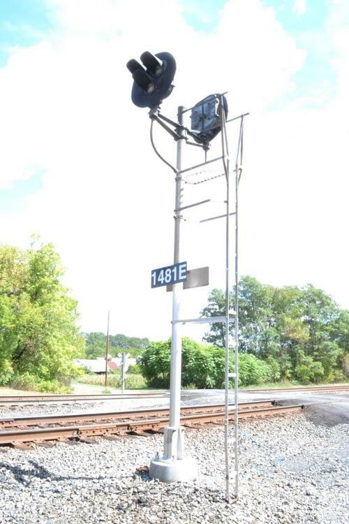 1 x HO scale model tri-lights type G block signal metal 2 opposite targets #GS2P